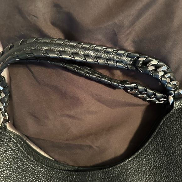 Roberto Cavalli black leather hobo handbag - Picture 6 of 10